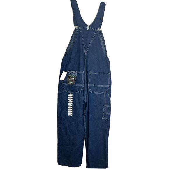 Mens Vintage Key Imperial Aristocrat of Overalls Dark Wash Made in USA 38x30 - Picture 2 of 9